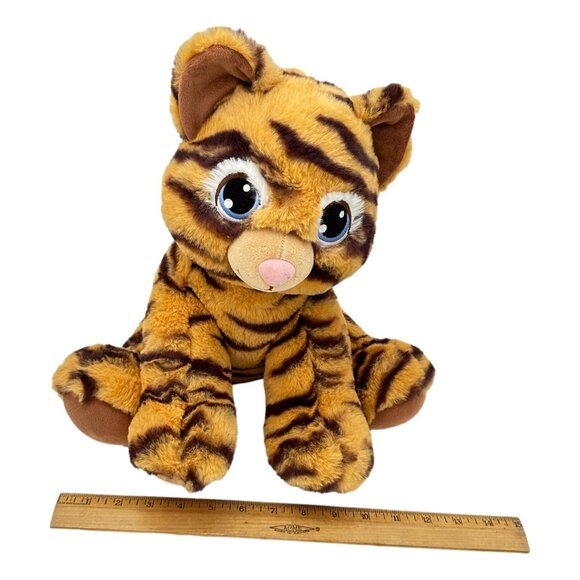 BAB Build-A-Bear Plush Tiger Cub Orange Black Tag - Picture 9 of 10